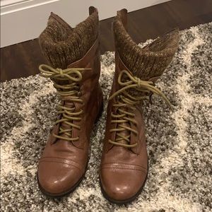 Steve Madden knit boots 7.5